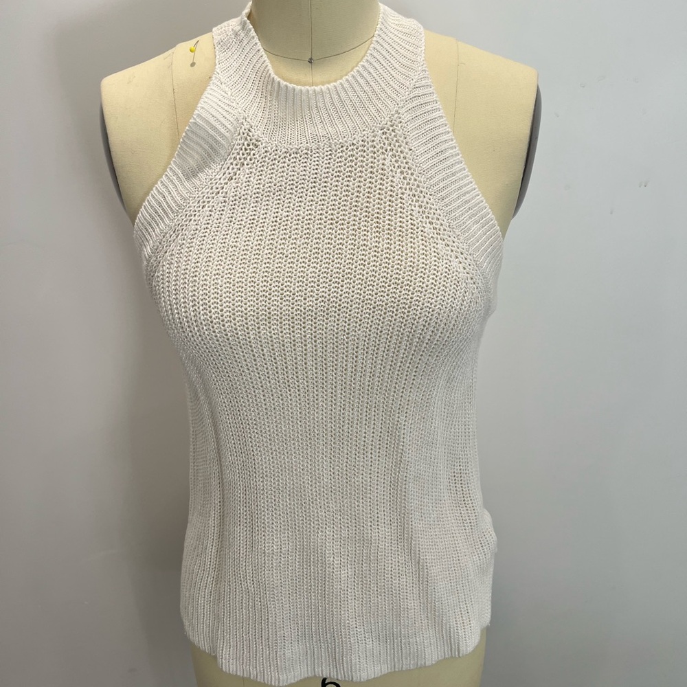 Polo Ralph Lauren Cream Knit Tank Top